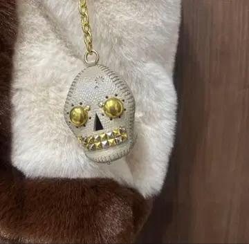 [ ENDPIN ] 스컬 KEY 홀더 베이지 라빠르망