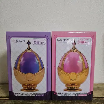마법소녀 마도카 마기카 특별 Ver. 알 모양 장식품 보라색 핑크 세트
