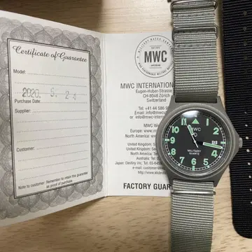 MWC G10-PB 밀리터리 쿼츠 시계