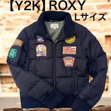 ROXY 와펜 다운 자켓 L 아우터 y2k 90s 헤이세이