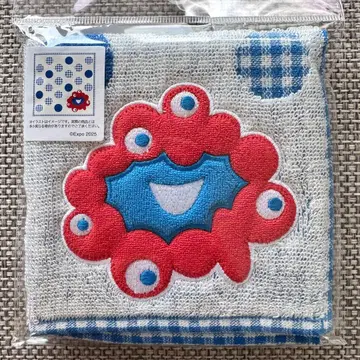 먀쿠먀쿠 블루 스마일 미니 타월 손수건 오사카 간사이 만박