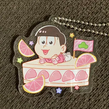 토도마츠 오소마츠 6쌍둥이 카페 스트랩 트레이딩 아크릴 키링