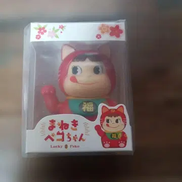 [ 빨간색 ] Lucky Peko 마네키네코 피규어