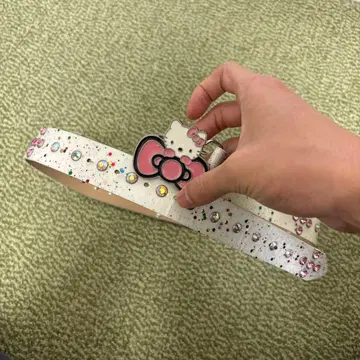 Y2K y2k 헬로키티 스톤 장식 벨트