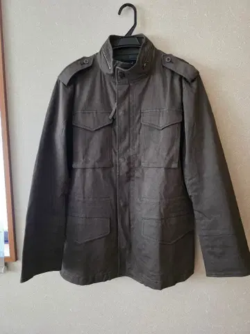 아쉬페프랑스 io 카키 밀리터리 자켓