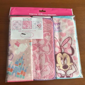 도쿄 디즈니 리조트 미니 타월 3세트 미니 마우스