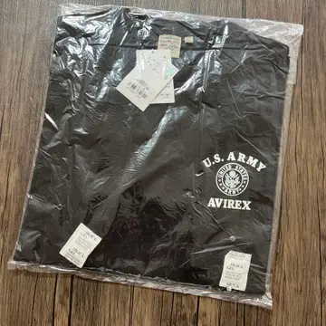 [ 미개봉 새상품 ] AVIREX U.S. ARMY 긴팔 티셔츠 L 블랙