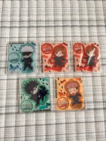 주술회전 아크릴 스탠드 5개 세트