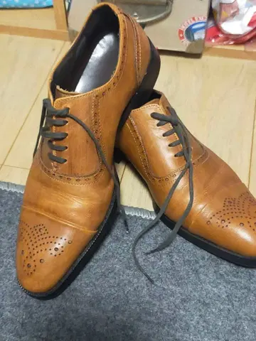 새상품급 THE SUIT COMPANY 브라운 드레스 슈즈