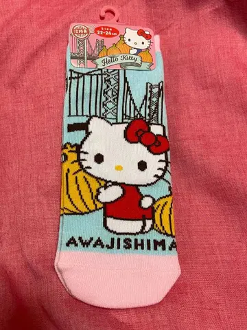헬로키티 타마네기 (양파) 아와지시마 디자인 양말 22-24cm