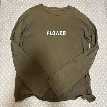 Sunshine cloud+ FLOWER 브라운 긴팔 티셔츠