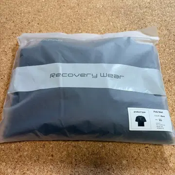 SIXPAD 리커버리 의류 피케 셔츠 블랙 LL