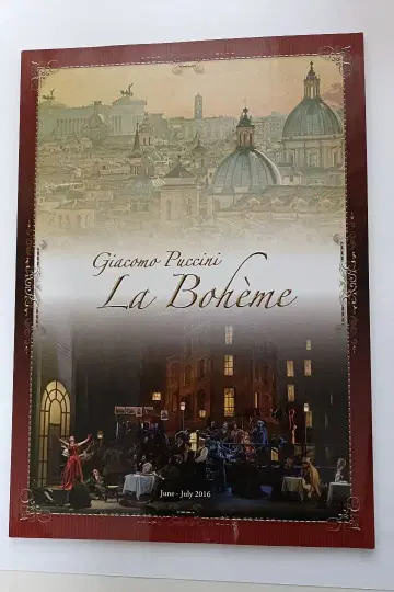 푸치니 오페라 [ 라 보엠 ] 공연 팜플렛