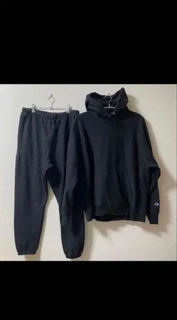 챔피온 리버스 위브 상하의 세트