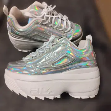 휠라 스니커즈 FILA 디스럽터 2 웨지 통굽 24cm