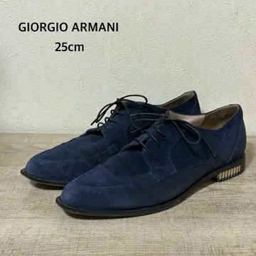 GIORGIO ARMANI 스웨이드 로퍼 38 SIZE 네이비