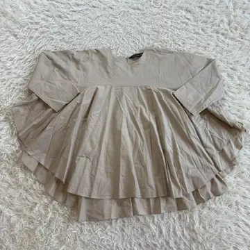 mizuiroind (미즈이로 인드) 일본제 코튼 100% 프릴 블라우스