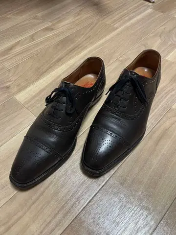 스코치 그레인 브라운 드레스 슈즈 TS 201 25cm