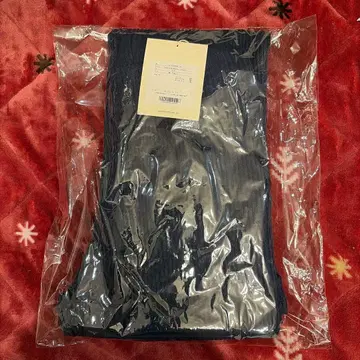 searoomlynn 헴컷 rib 스트레이트 팬츠 네이비