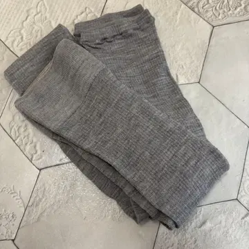 나카가와 마사시치 상점 울 혼방 레깅스 미사용 베이지 계열 2&9