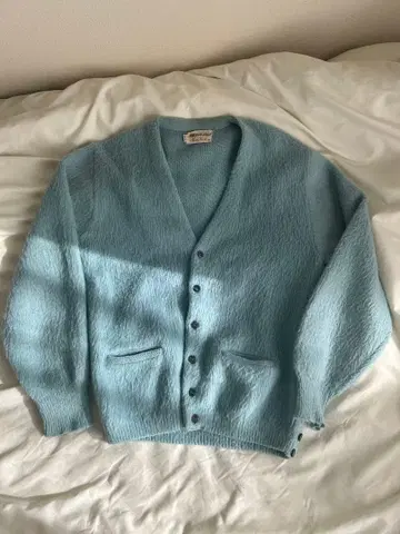 60s 모헤어 가디건 스카이블루