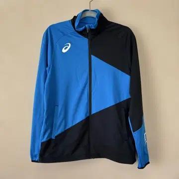 ASICS 지퍼 저리 파랑 블랙