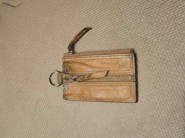 TAKEO KIKUCHI 가죽 지퍼 키케이스