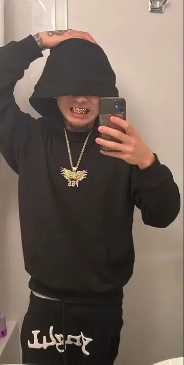 블랙 조거 팬츠 로고 yng4l