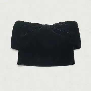 barnnet 리본 오프숄더 탑