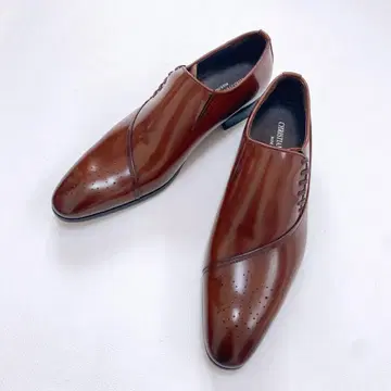 Christian Carano 비즈니스 가죽 신발 드레스 슈즈 브라운