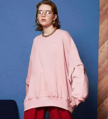 MAISON SPECIAL 그레이 맨투맨