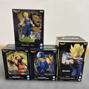 드래곤볼 Z 손오공 마인 베지터 베지트 피규어 4체 세트