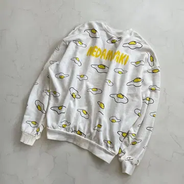 PUNYUS 계란 프라이 맨투맨 사이즈 3 푸뉴즈 루즈핏 3L