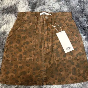 AZUL 레오파드 무늬 타이트 스커트 S 사이즈