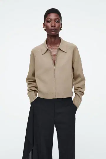 COS 더블 페이스 니트 자켓