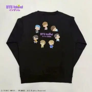 인 더 썸, BTS Island 블랙 맨투맨 사이즈 M