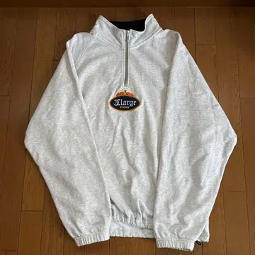 X-LARGE 하프 지퍼 / 그레이
