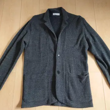 그린 레이블 릴랙싱 가디건 다크 그레이