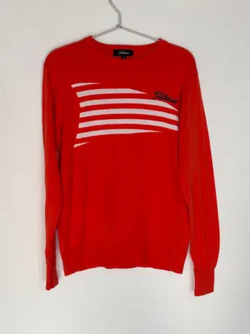 Titleist 오렌지 스웨터 M 사이즈