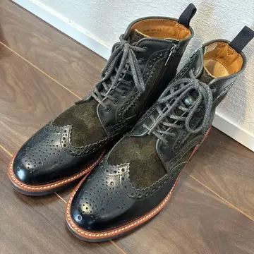 REGAL 레이스업 부츠 윙팁