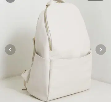 SOEUR PU 가죽 백팩 아이보리