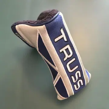 TRUSS 퍼터용 헤드커버 네이비/화이트
