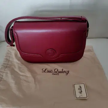 Louis Quatorze 빨간색 가죽 핸드백
