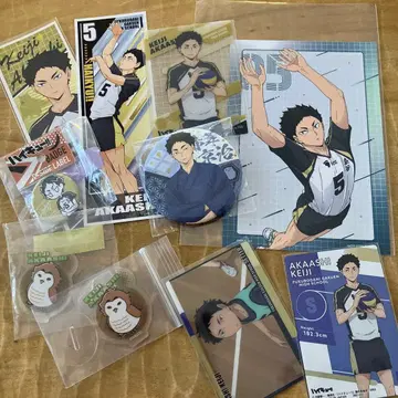 하이큐!! 아카아시 케이지 캔뱃지 세트