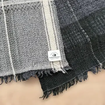 kobo oriza 공방직좌 울 카와리 직조 머플러 KAWARI