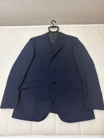 오리히카 네이비 스트라이프 수트 베스트 포함 A5 중고