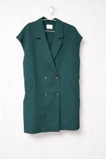 LOWRYS FARM 다크 그린 베스트 F 사이즈