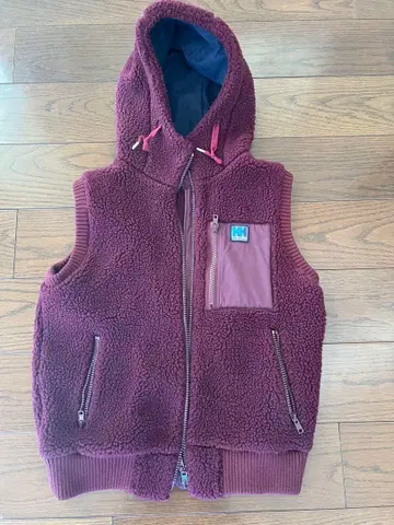 헬리 한센 플리스 베스트 L 버건디