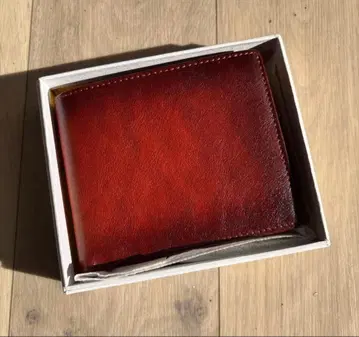 새상품! 천연 가죽 접이식 지갑