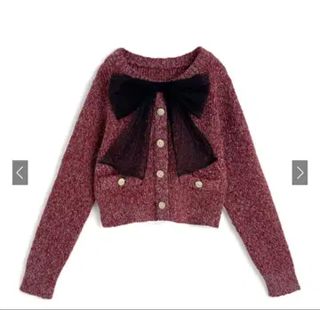 GRL 튤 리본 라메 니트탑[lt155]